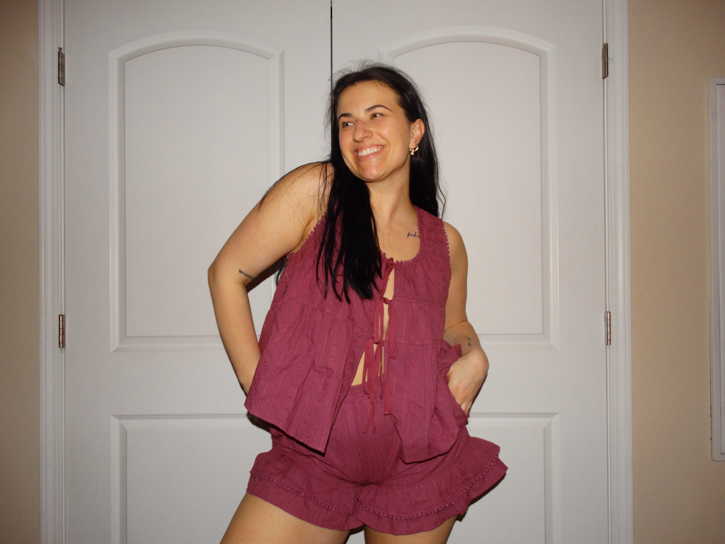 Plum Short & Tank Set
