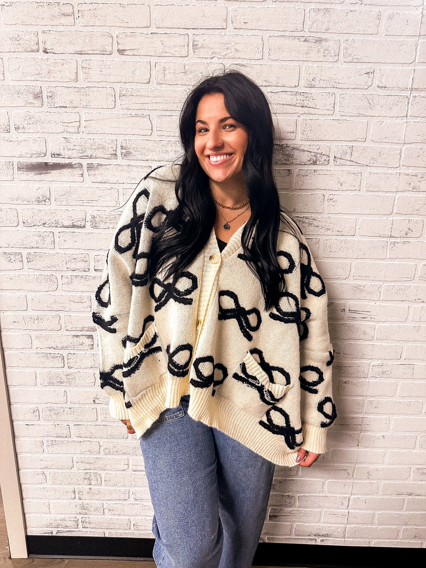 Bow Cardi