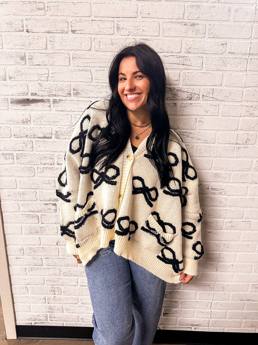 Bow Cardi