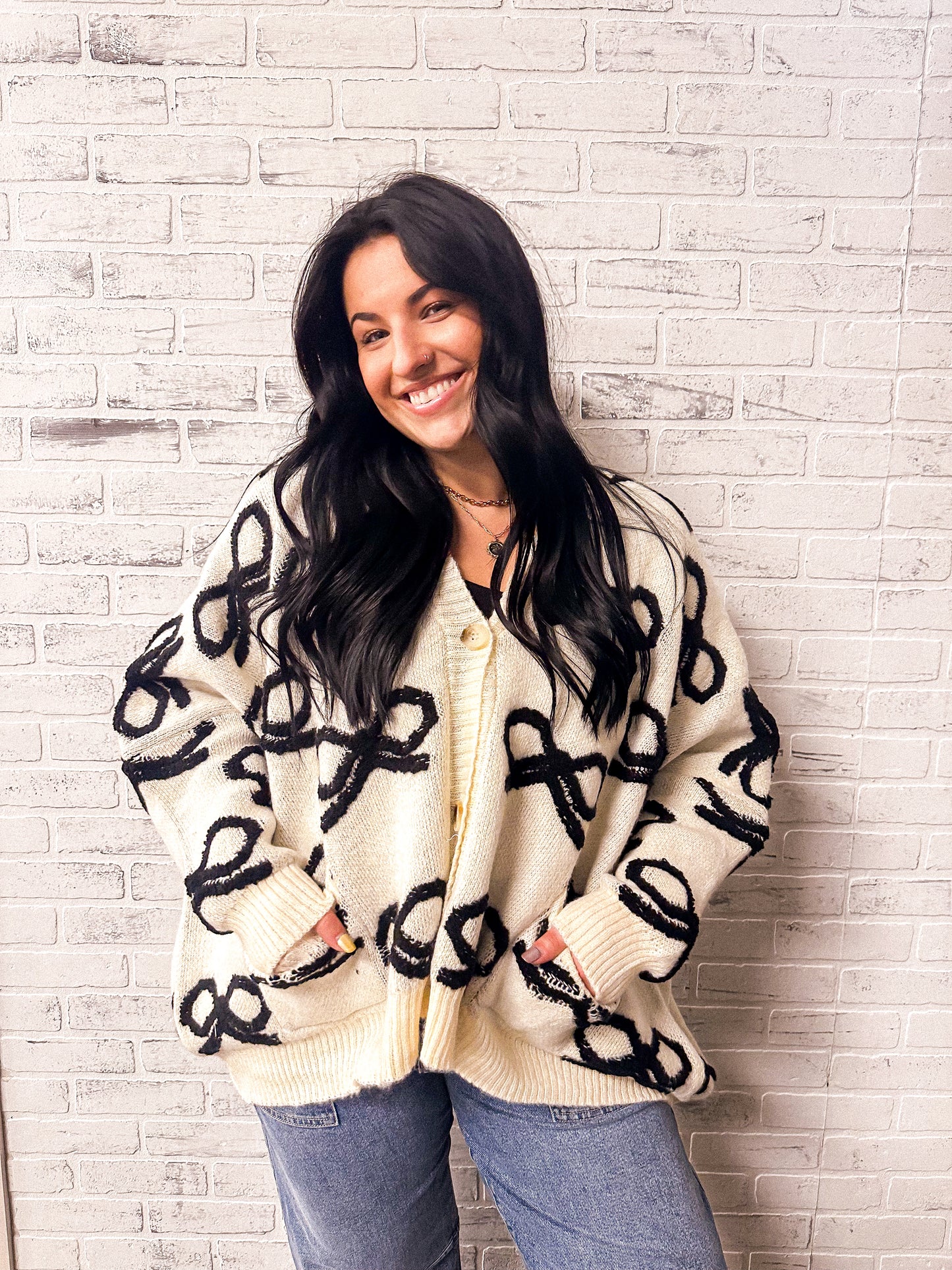 Bow Cardi