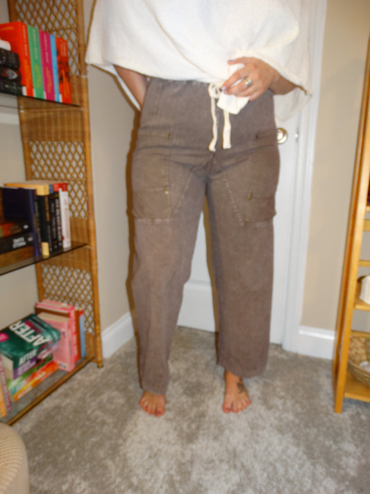 Espresso Cargo Pants