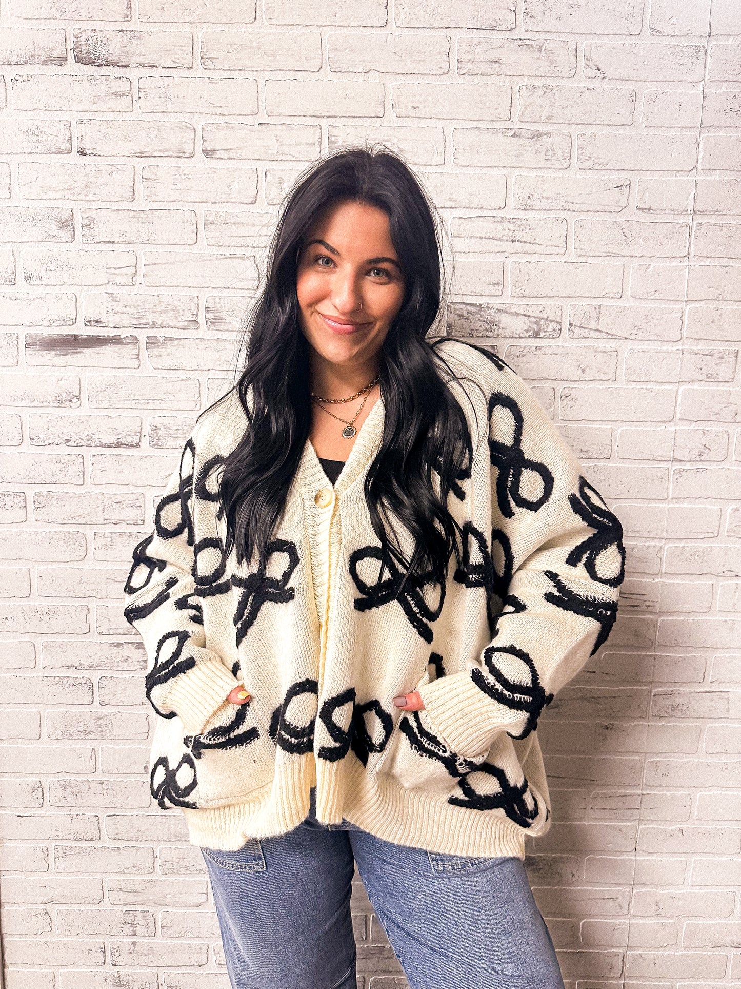 Bow Cardi