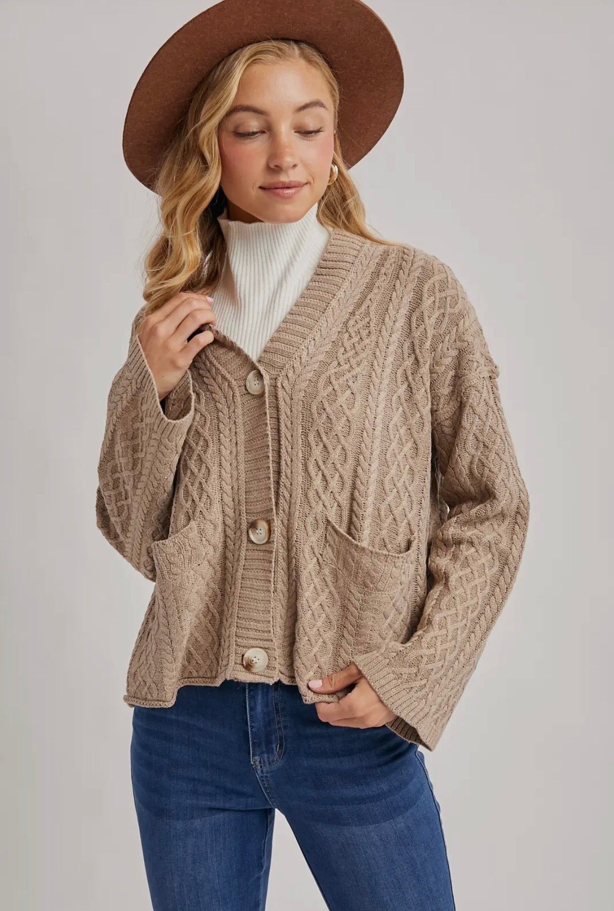 Vanilla Latte Knit Cardi