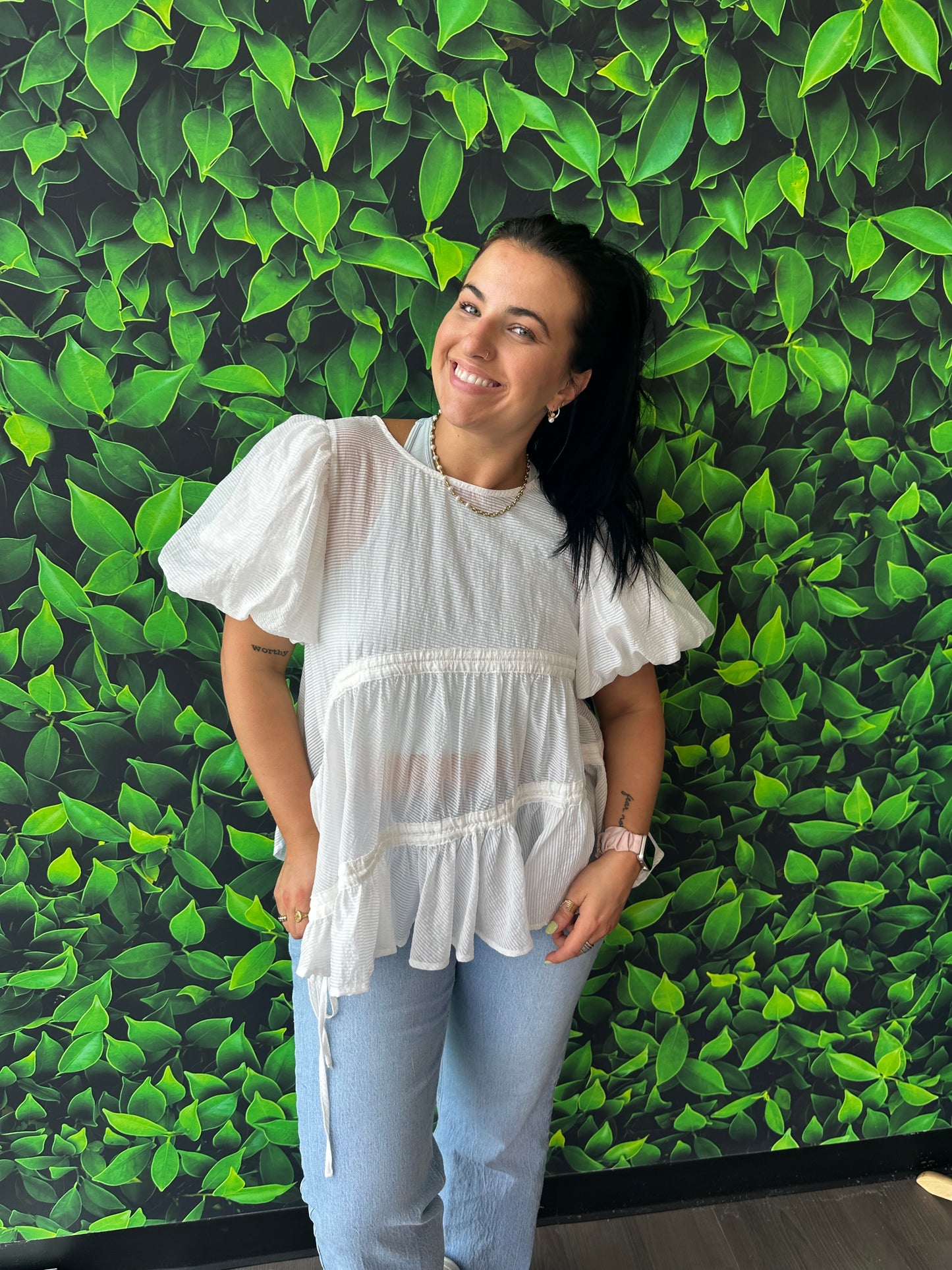 Flirty Ruffle Top