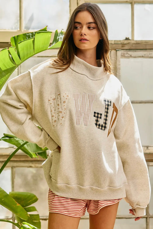 PREORDER- WWJD Mockneck