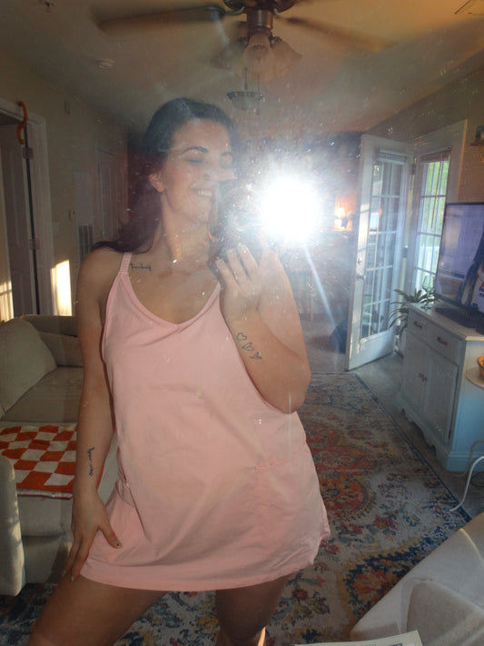 Baby Pink Athletic Dress