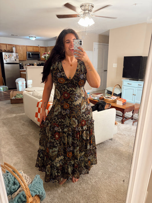 Boho Floral Maxi