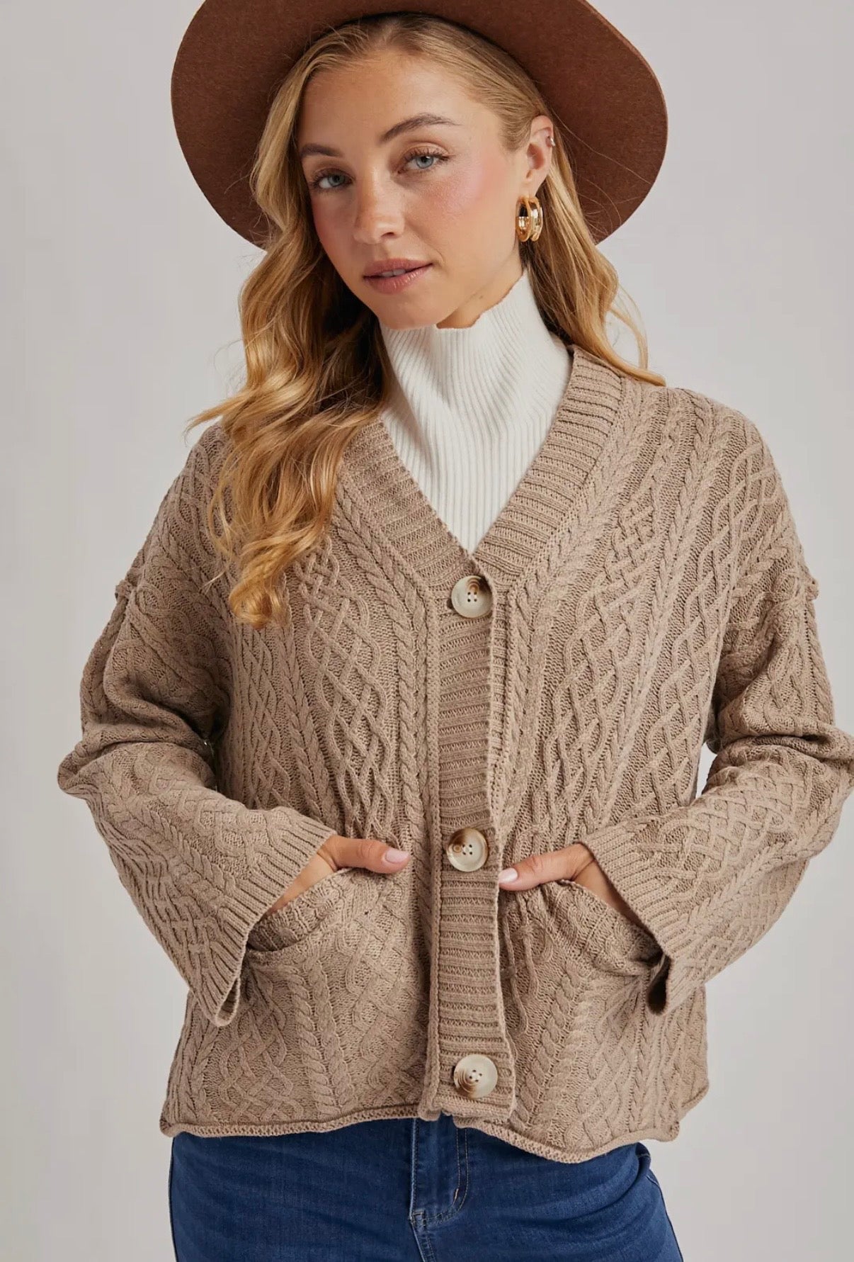 Vanilla Latte Knit Cardi