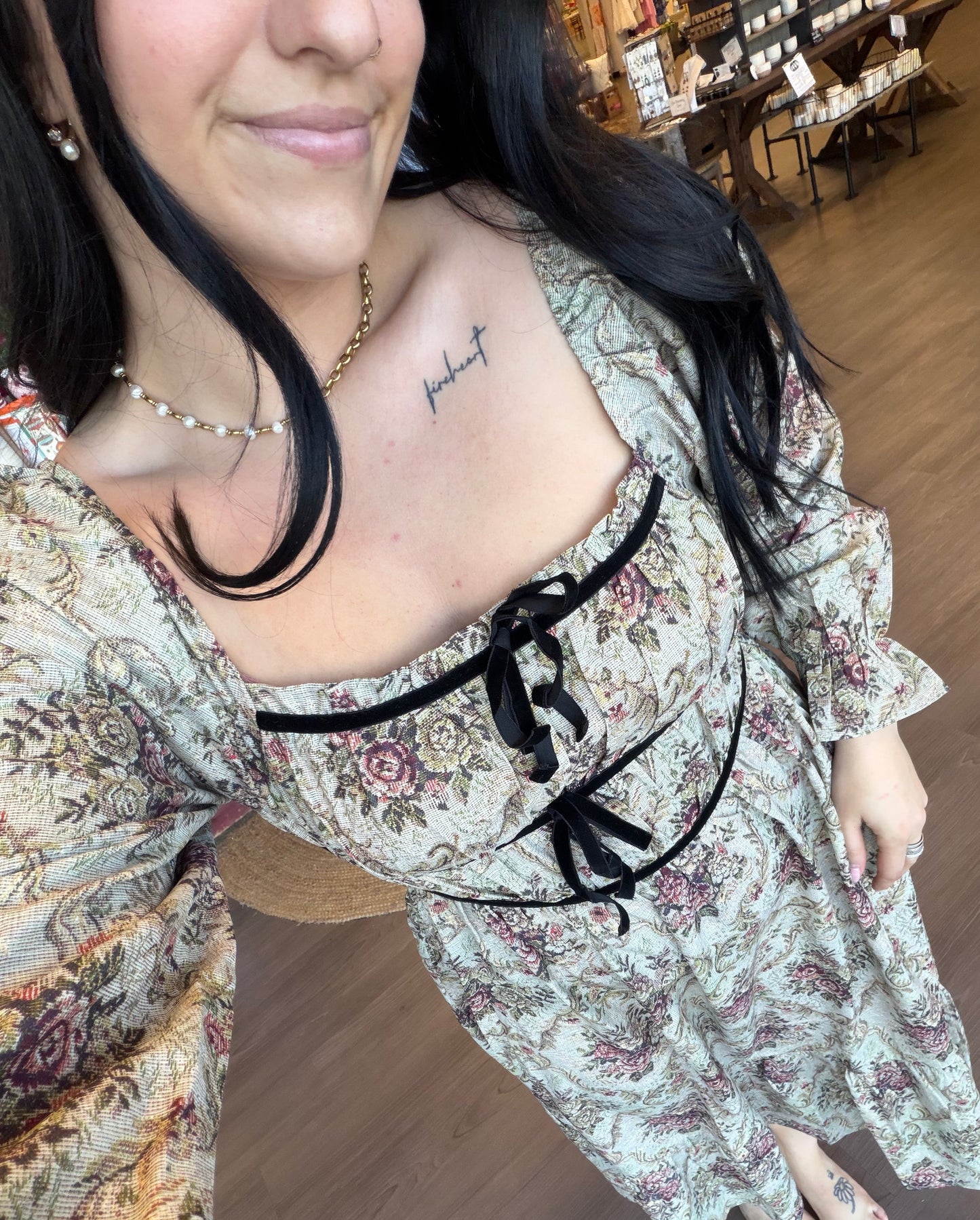 Antique Sage Midi Dress