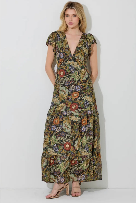 Boho Floral Maxi