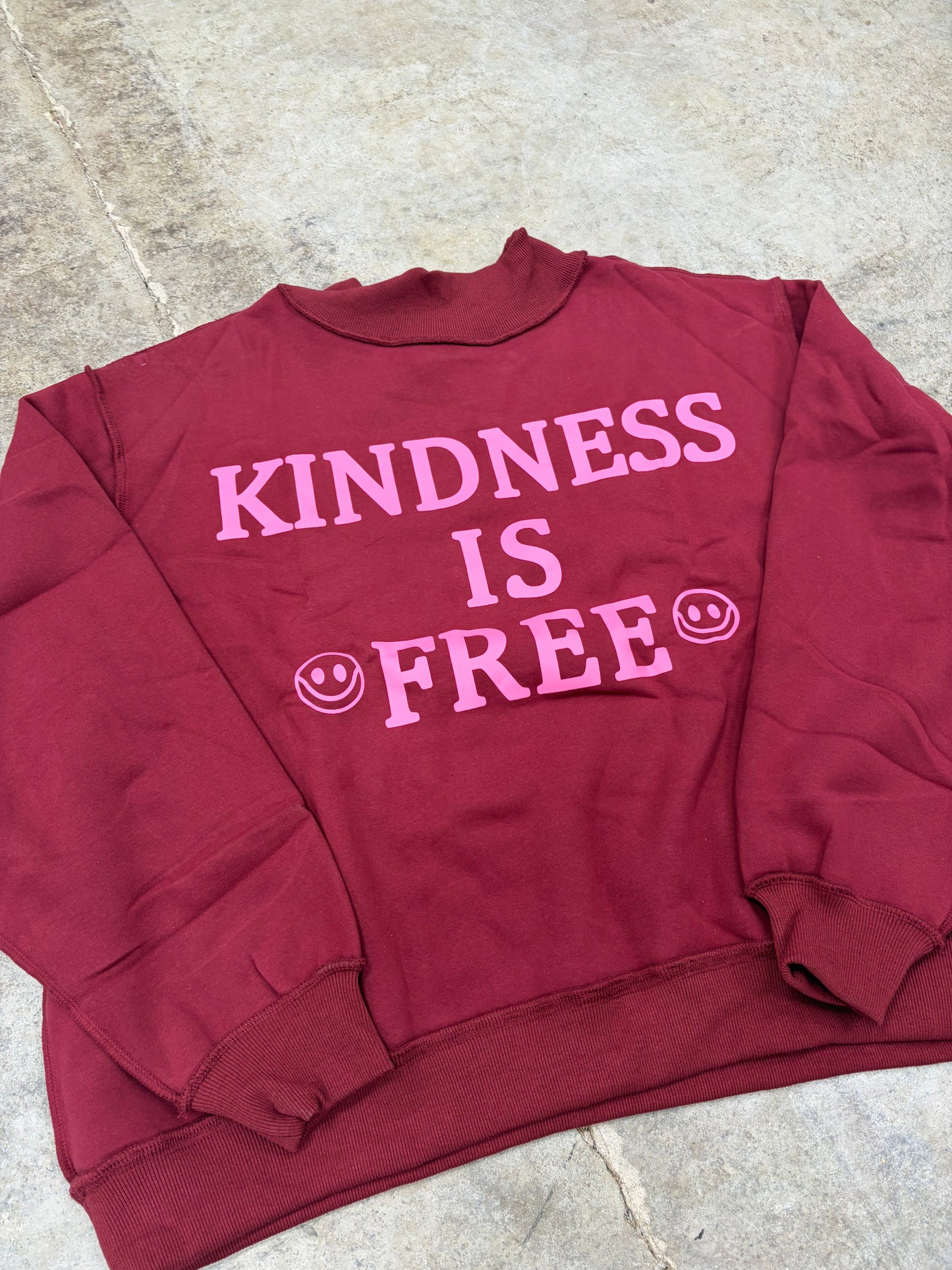 Kindness Is Free Mockneck