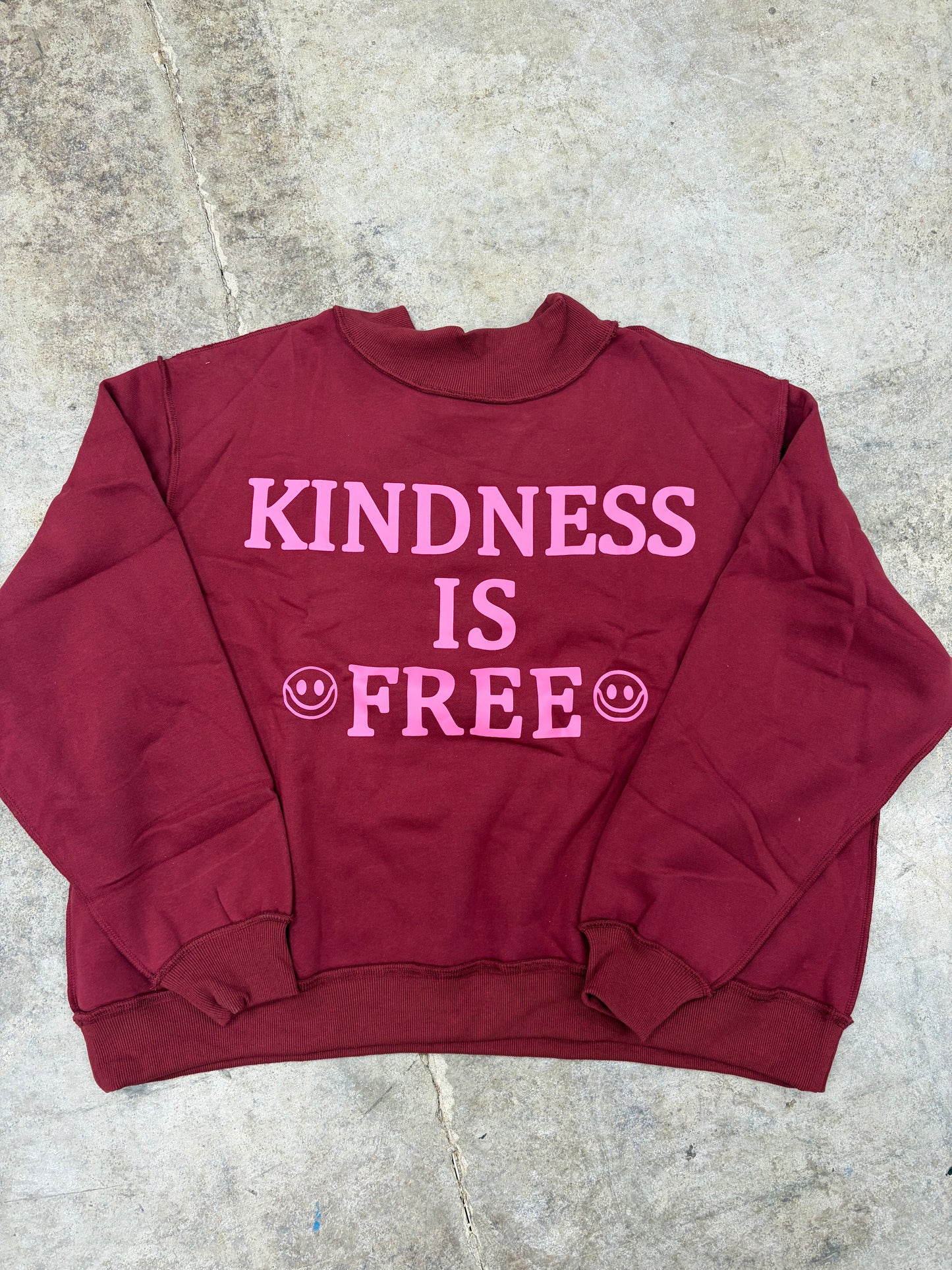 Kindness Is Free Mockneck