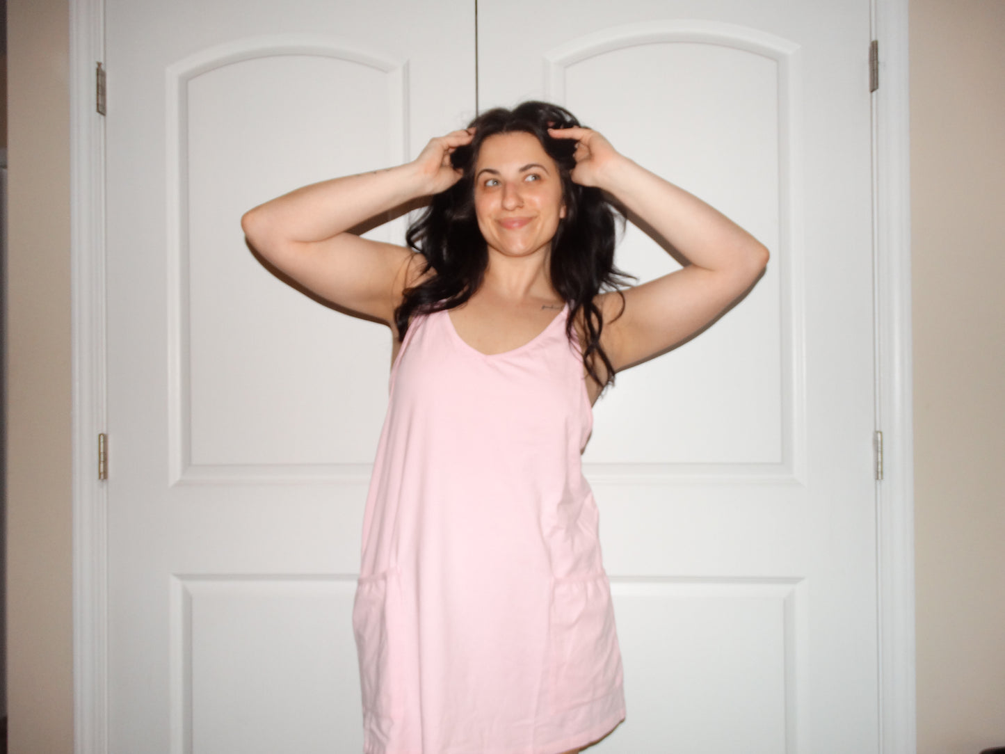 Baby Pink Athletic Dress