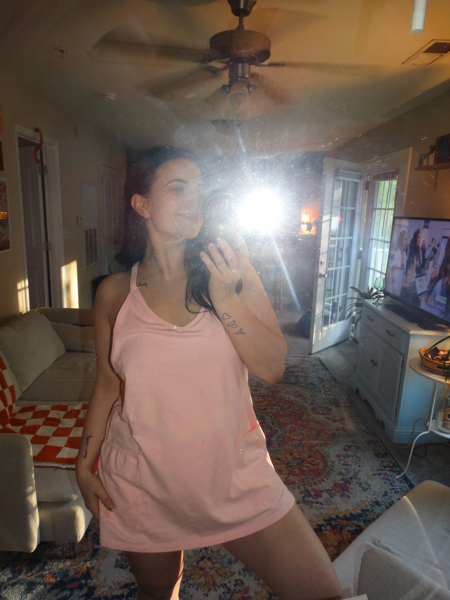 Baby Pink Athletic Dress